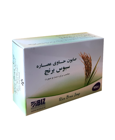 صابون دست و صورت سبوس برنج - پک ٣ عددی